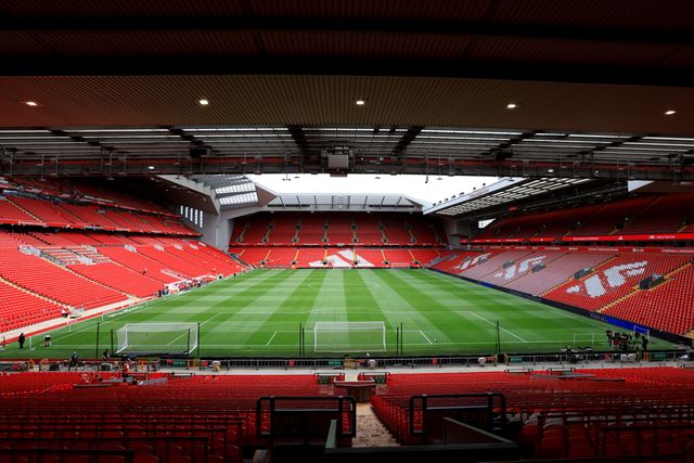 General view of Anfield ahead of the pre-season friendly match Liverpool vs Monaco at Anfield, Liverpool, United Kingdom on 09 August 2026

(Photo by Jorge Horsted/News Images)