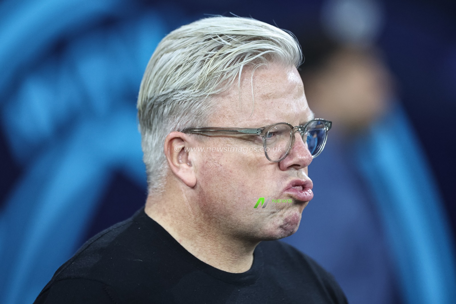 Brian Priske head coach of Sparta Prague looks on during the UEFA Champions League, League Stage Manchester City v Sparta Prague at Etihad Stadium, Manchester, United Kingdom, 23rd October 2024

(Photo by Mark Cosgrove/News Images)