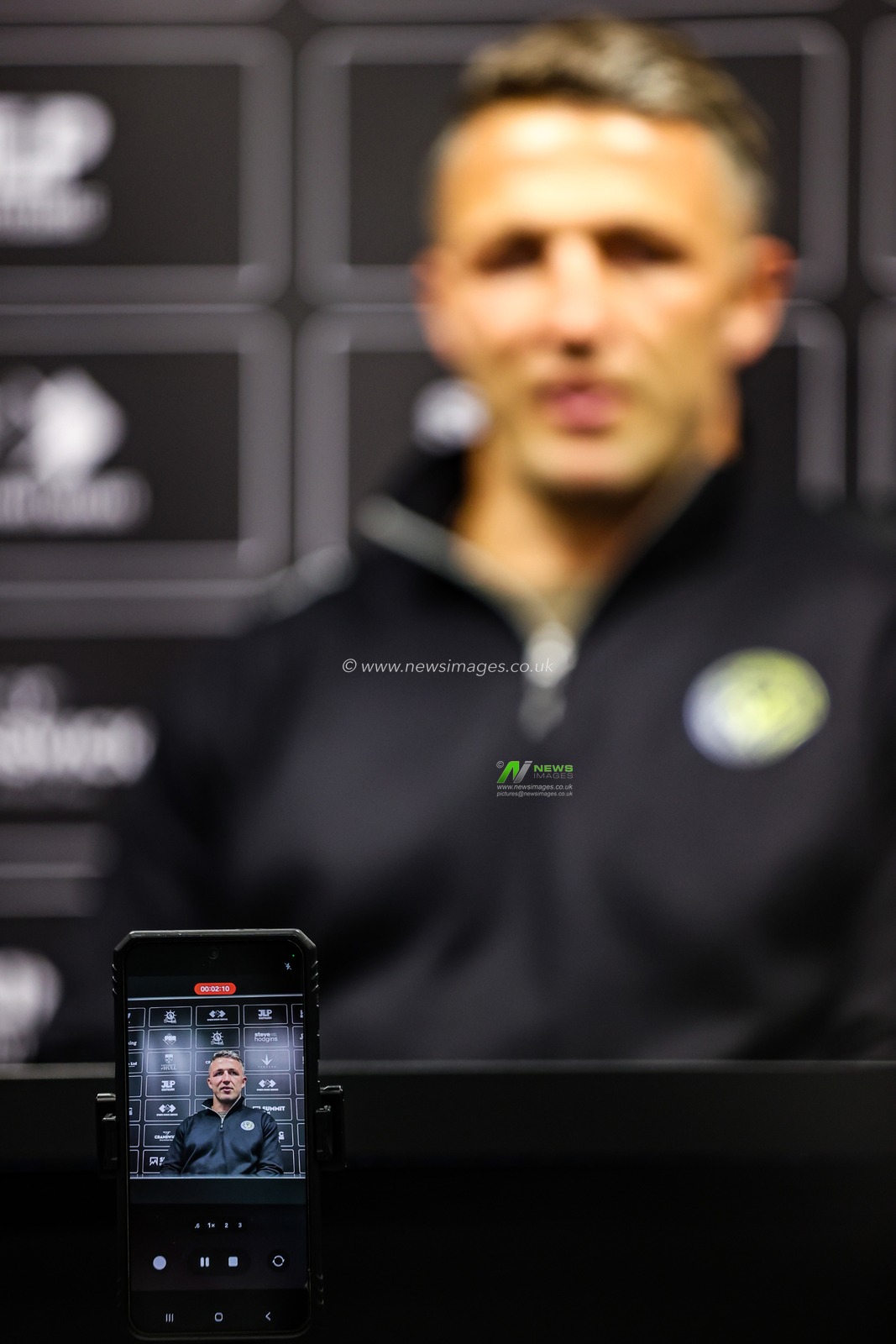 Sam Burgess manager of Warrington Wolves speaks in the post match press conference during the Betfred Super League round 25 match Hull FC vs Warrington Wolves at MKM Stadium, Hull, United Kingdom on 29 August 2026

(Photo by Alfie Cosgrove/News Images)