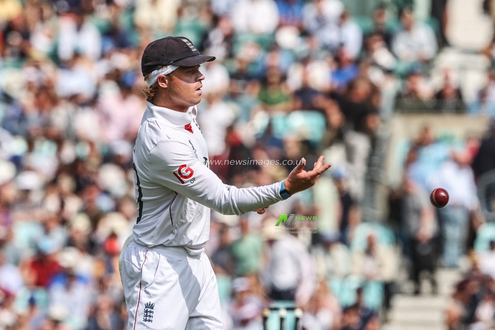 Ollie Pope of England during the 5th Rothesay Test Match Day 2 England v India at The Kia Oval, London, United Kingdom, 1st August 2025

(Photo by Alfie Cosgrove/News Images)