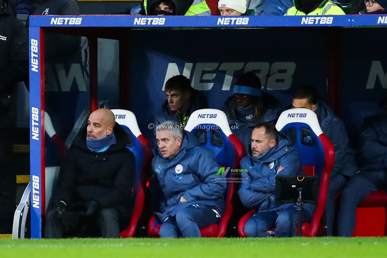 Pep Guardiola of Manchester City looks on during the Premier League match Crystal Palace vs Manchester City at Selhurst Park, London, United Kingdom, 7th December 2024

(Photo by Izzy Poles/News Images)