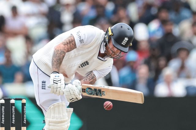 England captain Ben Stokes hits a four (4) during the 2nd Rothesay Test Match day 5 England v India at Edgbaston, Birmingham, United Kingdom, 6th July 2025

(Photo by Mark Cosgrove/News Images)