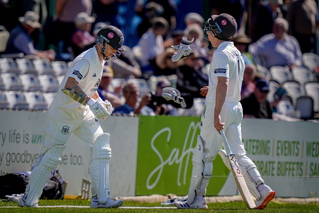Cameron Bancroft of Gloucestershire walks off after being caught by Shoaib Bashir during the County Championship Division Two Derbyshire vs Gloucestershire at The Central Co-Op County Ground, Derby, United Kingdom on 24 April 2026

(Photo by Maynard Manyowa/News Images)