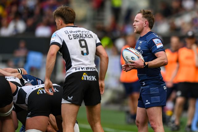 Kieran Marmion of Bristol Bears during the Gallagher PREM match Bristol Bears vs Saracens at Ashton Gate, Bristol, United Kingdom on 09 May 2026

(Photo by Alex Williamson/News Images)