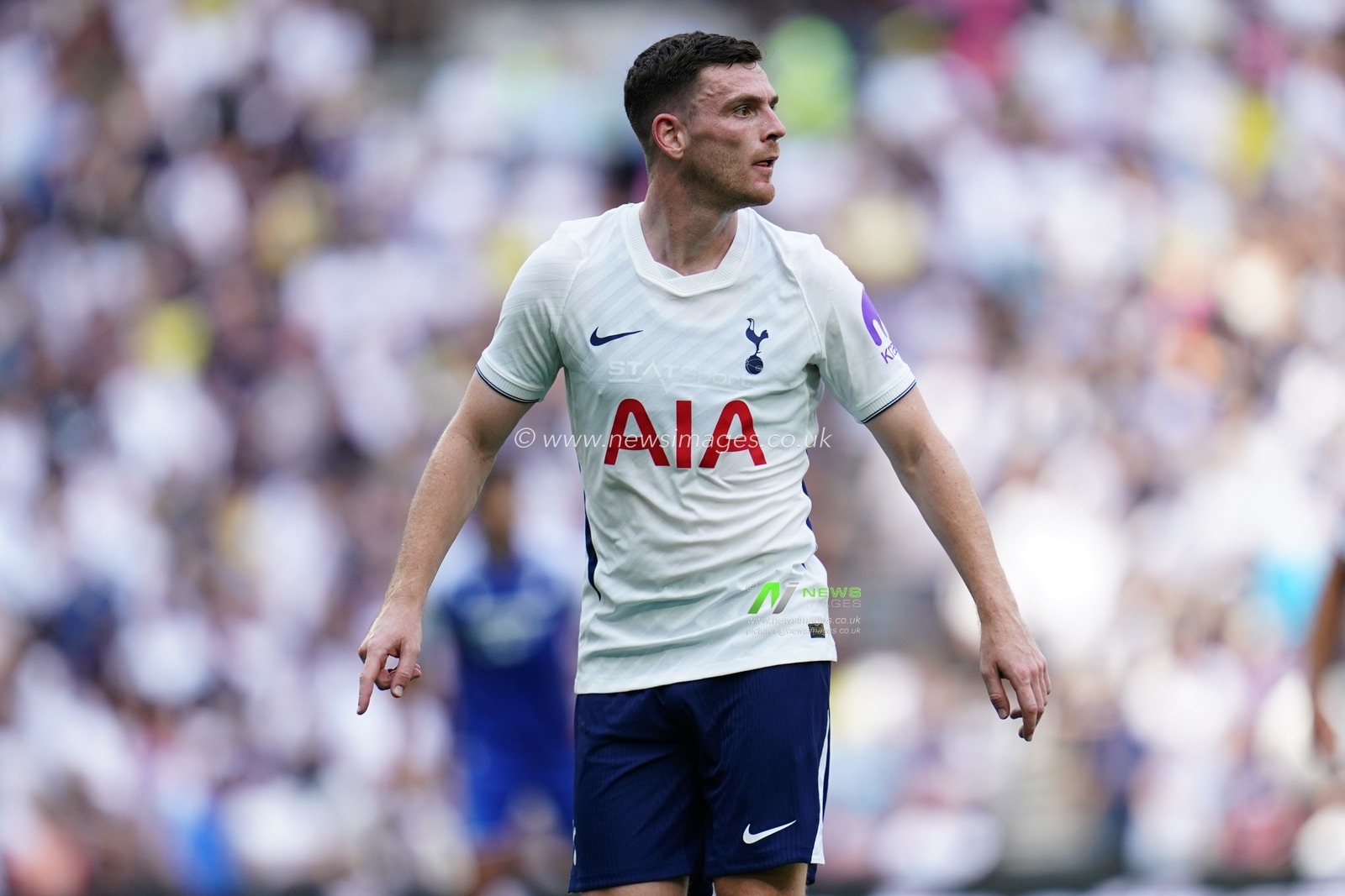 Andy Robertson of Tottenham Hotspur during the pre-season friendly match Tottenham Hotspur vs Hoffenheim at Tottenham Hotspur Stadium, London, United Kingdom on 15 August 2026

(Photo by Harvey Murphy/News Images)