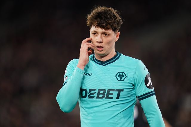 Ladislav Krejci of Wolverhampton Wanderers during the Premier League match West Ham United vs Wolverhampton Wanderers at London Stadium, London, United Kingdom on 10 April 2026

(Photo by Harvey Murphy/News Images)