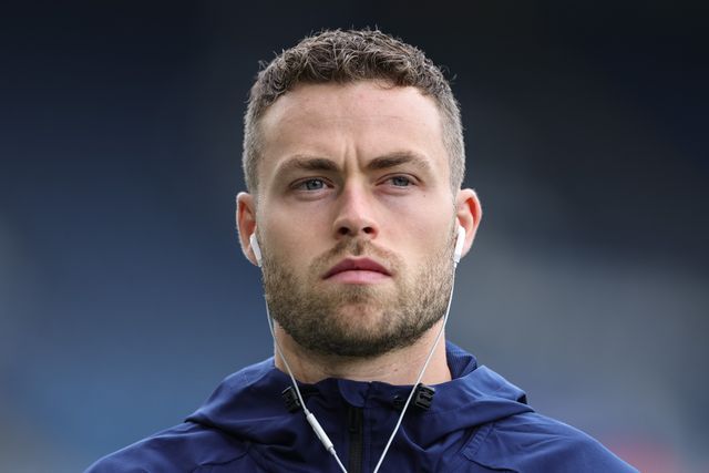 Gabriel Gudmundsson of Leeds United arrives during the Premier League match Leeds United vs Brentford at Elland Road, Leeds, United Kingdom on 30 August 2026

(Photo by Mark Cosgrove/News Images)