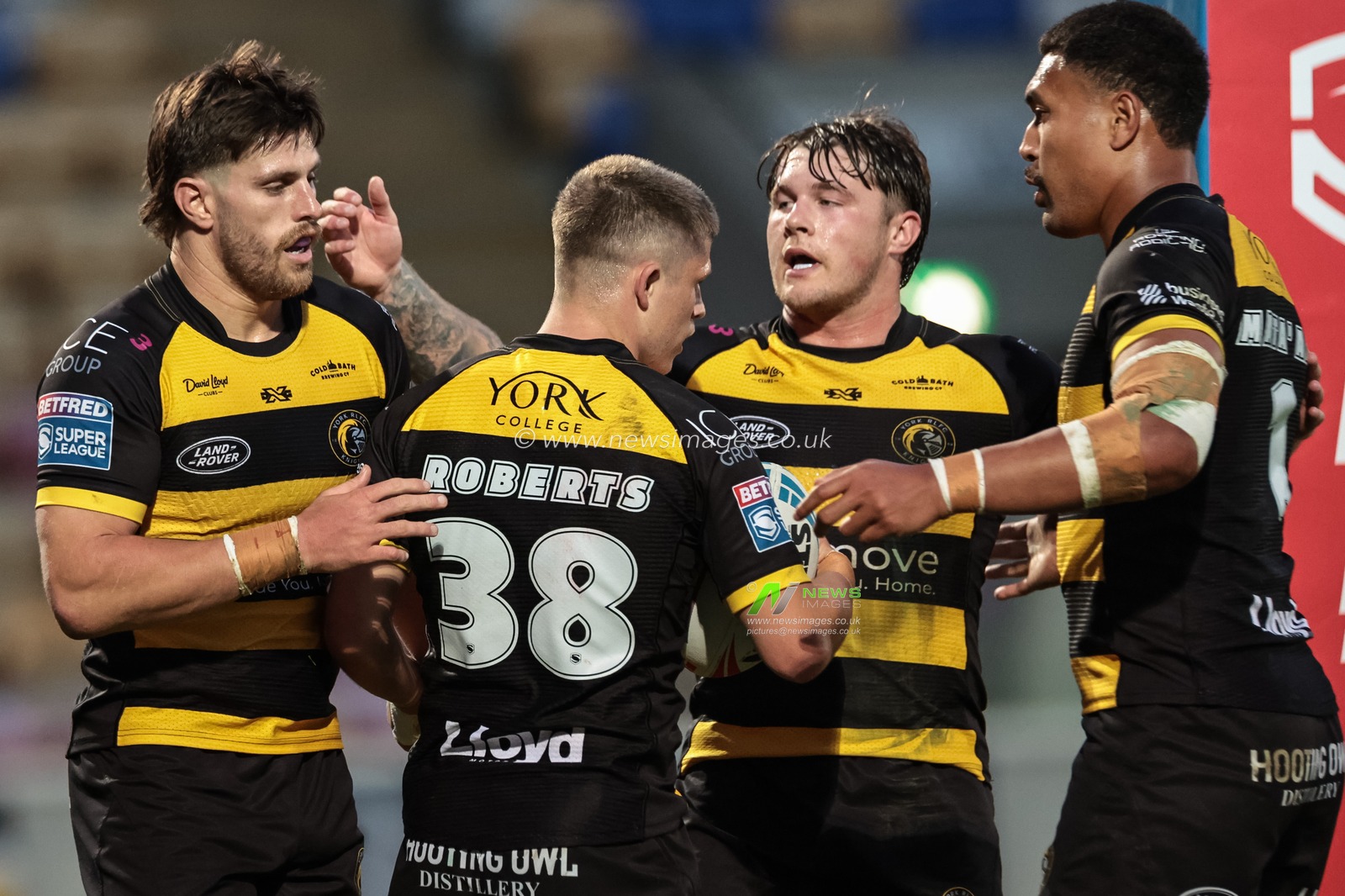 Will Roberts of York Knights runs in a 60 yards solo try during the Betfred Super League round 12 match York Knights vs Catalans Dragons at LNER Community Stadium, York, United Kingdom on 23 May 2026

(Photo by Mark Cosgrove/News Images)