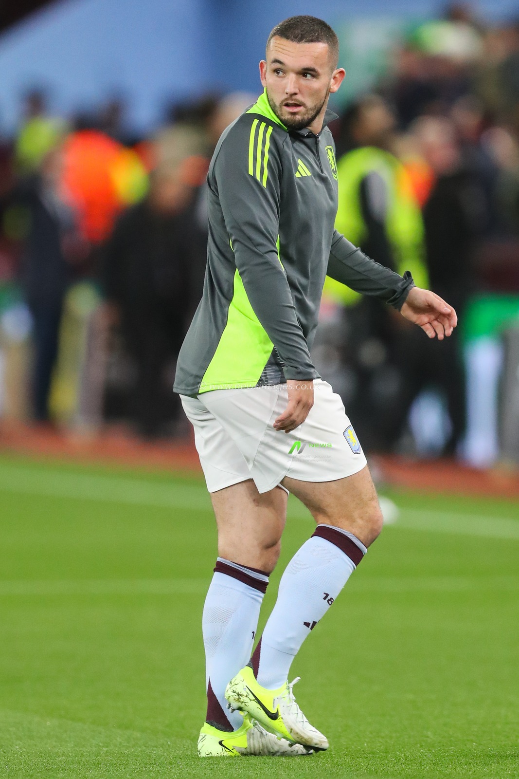 John McGinn of Aston Villa during the pre-game warm up ahead of the UEFA Champions League, League Stage Aston Villa vs Bologna at Villa Park, Birmingham, United Kingdom, 22nd October 2024

(Photo by Gareth Evans/News Images)