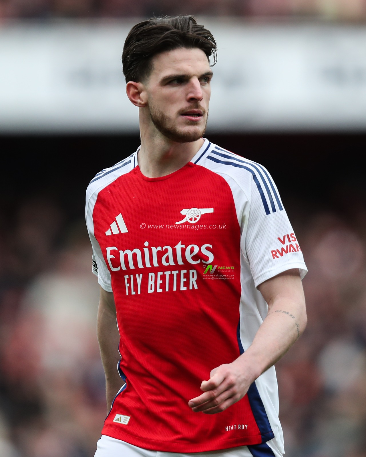 Declan Rice of Arsenal during the Premier League match Arsenal vs Chelsea at Emirates Stadium, London, United Kingdom, 16th March 2025

(Photo by Izzy Poles/News Images)