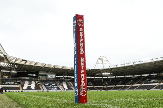 A general view of MKM Stadium ahead of the Betfred Super League round 25 match Hull FC vs Warrington Wolves at MKM Stadium, Hull, United Kingdom on 29 August 2026

(Photo by Alfie Cosgrove/News Images)