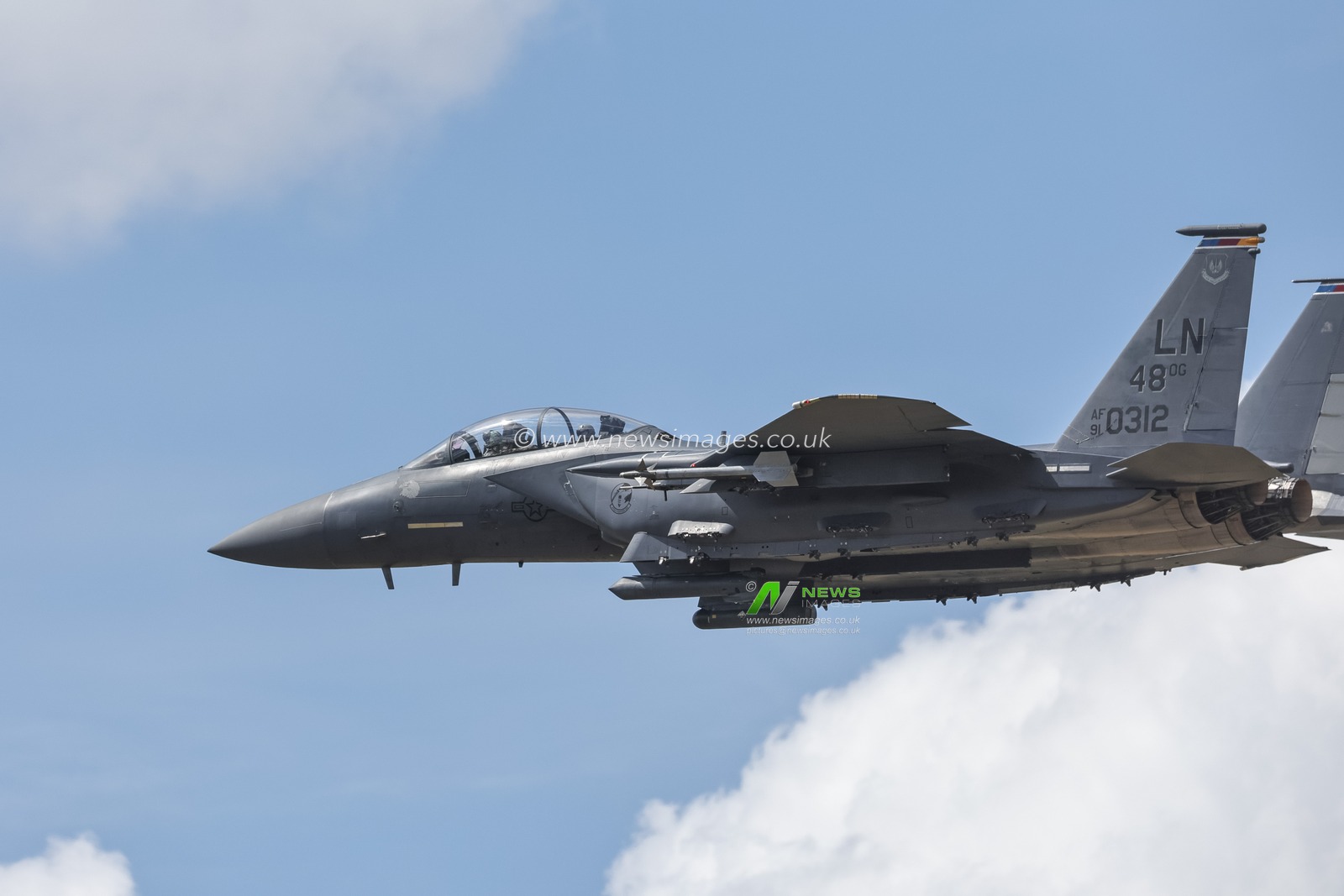 United States Air Force McDonnell Douglas, F-15 Eagle land at RAF Lakenheath, Lakenheath, United Kingdom, 26th June 2025

(Photo by Mark Cosgrove/News Images)