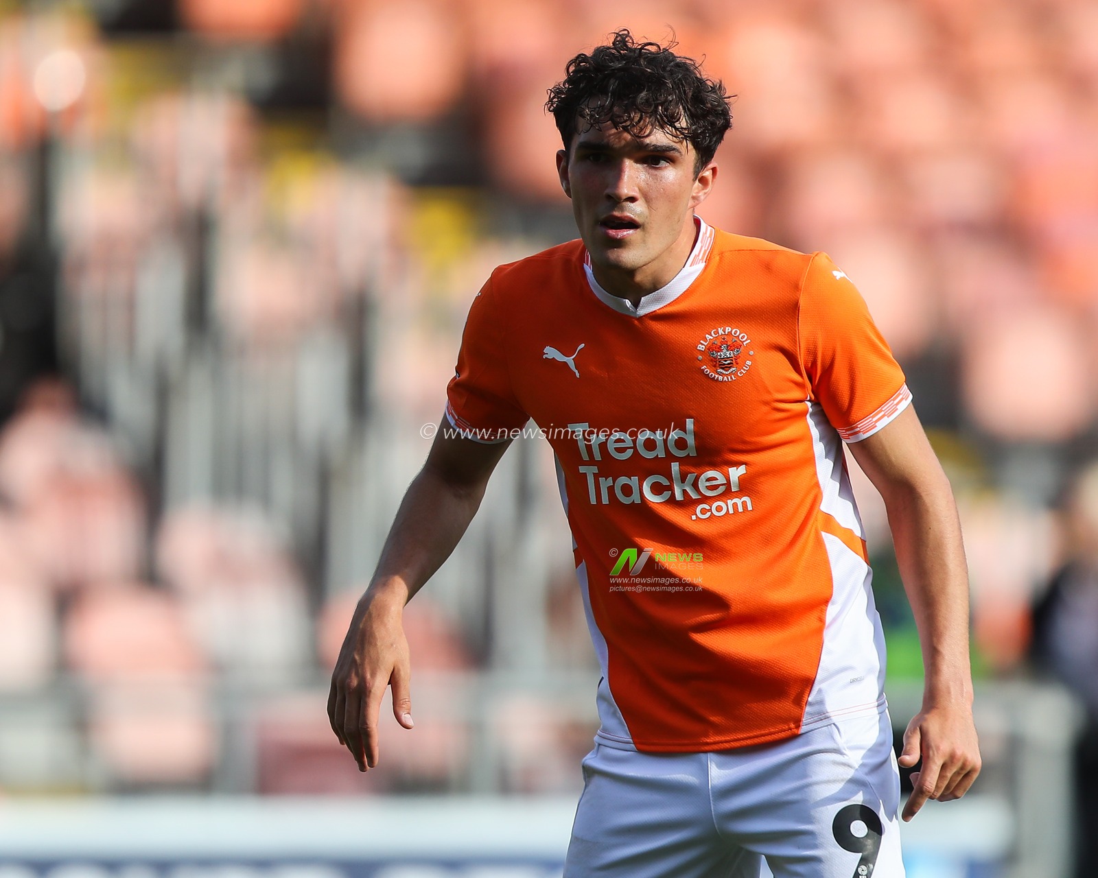 Kyle Joseph of Blackpool during the Sky Bet League 1 match Blackpool vs Exeter City at Bloomfield Road, Blackpool, United Kingdom, 14th September 2024

(Photo by Gareth Evans/News Images)