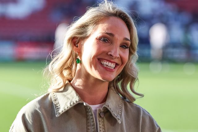 Jenna Brooks of Sky Sports Rugby League during the Betfred Super League Round 11 match St Helens vs Catalans Dragons at Totally Wicked Stadium, St Helens, United Kingdom, 15th May 2025

(Photo by Mark Cosgrove/News Images)