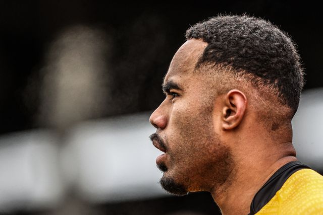 Jason Qareqare of Castleford Tigers during the Betfred Super League round 1 match Castleford Tigers vs Wigan Warriors at OneBore Stadium, Castleford, Untied Kingdom on 15 February 2026

(Photo by Alfie Cosgrove/News Images)