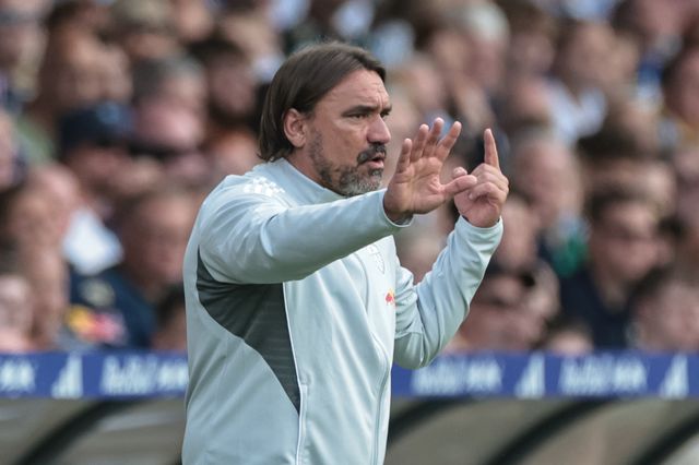 Daniel Farke manager of Leeds United gives his team instructions during the Pre-season friendly match Leeds United vs Villarreal at Elland Road, Leeds, United Kingdom, 2nd August 2025

(Photo by Mark Cosgrove/News Images)