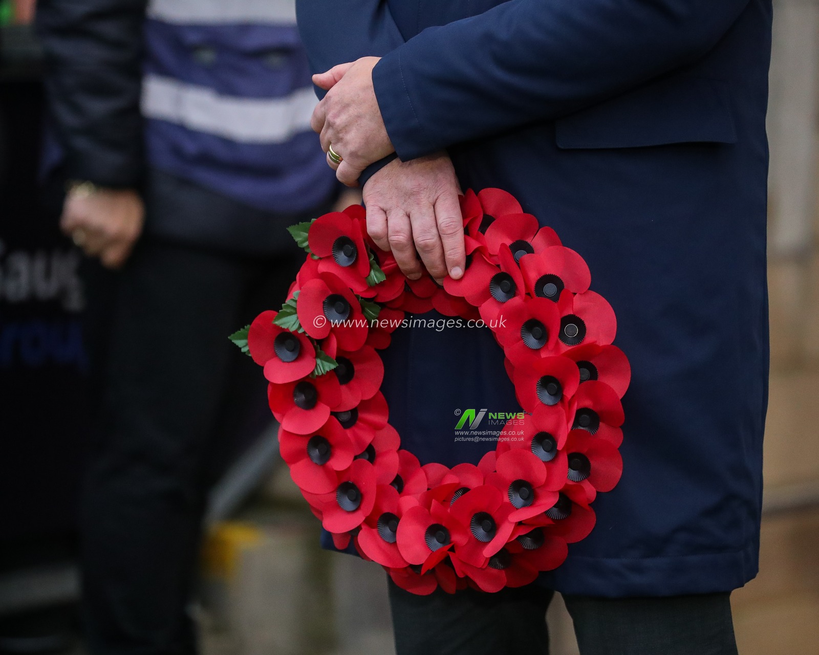 Julian Winter (Blackpool CEO) lays a poppy wreath prior to the Sky Bet League 1 match Leyton Orient vs Blackpool at Gaughan Group Stadium, London, United Kingdom, 9th November 2024

(Photo by Izzy Poles/News Images)