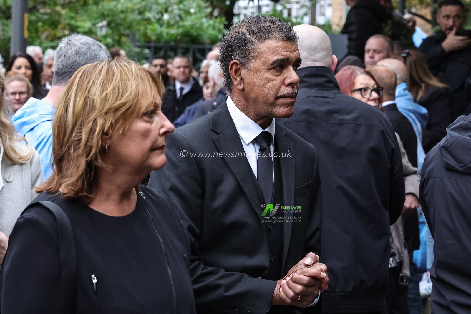 Chris Kamara arrives during Ricky Hatton' Funeral at Manchester Cathedral, Manchester, United Kingdom, 10th October 2025

(Photo by Mark Cosgrove/News Images)