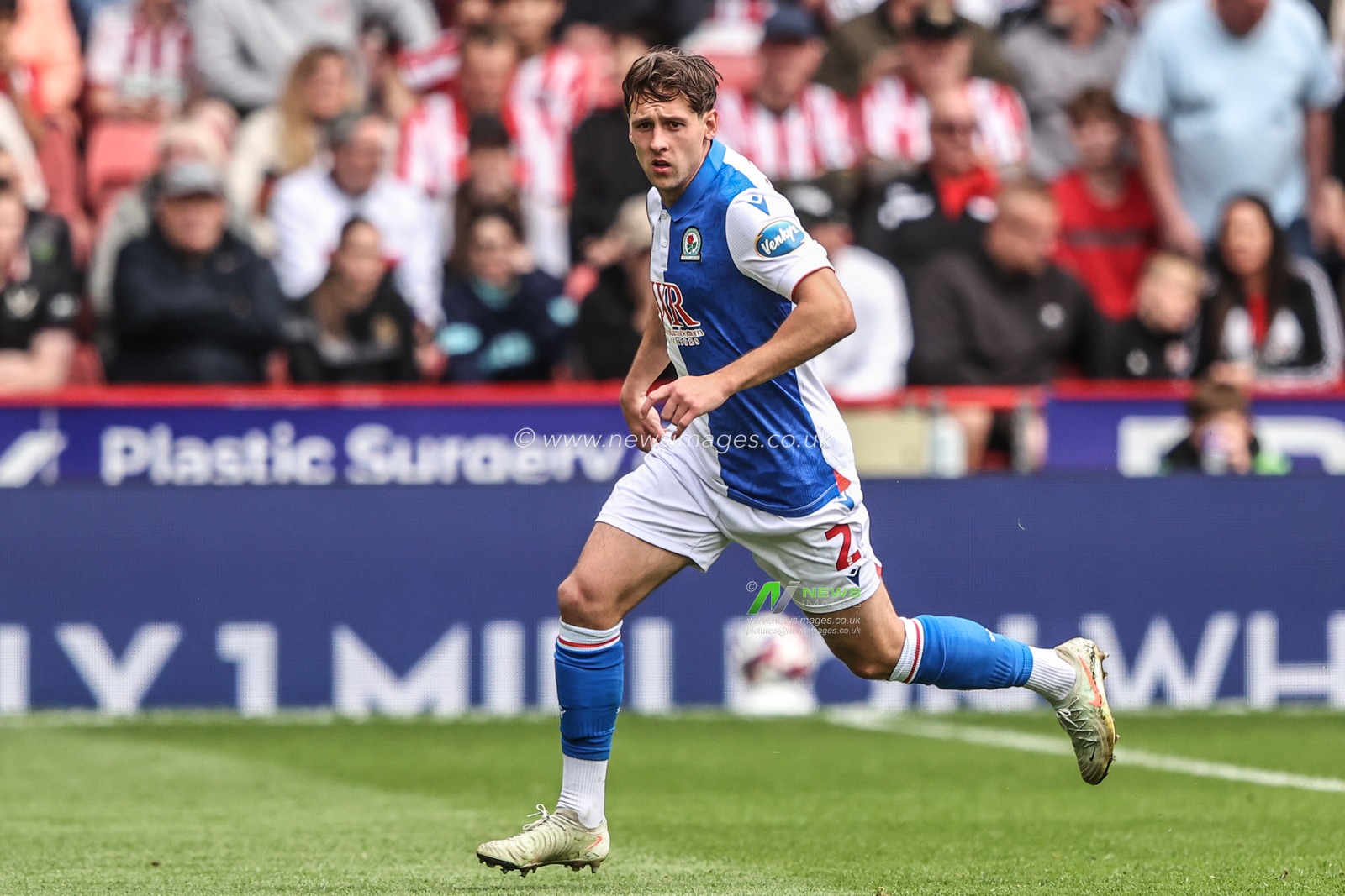 Callum Brittain of Blackburn Rovers during the Sky Bet Championship match Sheffield United vs Blackburn Rovers at Bramall Lane, Sheffield, United Kingdom, 3rd May 2025

(Photo by Alfie Cosgrove/News Images)