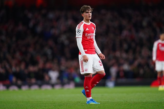 Max Dowman of Arsenal during the UEFA Champions League Quarter Finals match Arsenal vs Sporting CP at Arsenal stadium, London, United Kingdom on 15 April 2026

(Photo by Harvey Murphy/News Images)
