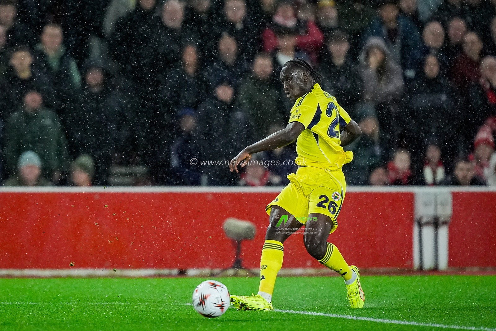 Sidiki Cherif of Fenerbahce assists Kerem Akturkoglu of Fenerbahce who scores to make it  0-1 during the UEFA Europa League 
Knockout Round Play-offs match Nottingham Forest vs Fenerbahce at City Ground, Nottingham, United Kingdom on 26 February 2026

(Photo by Maynard Manyowa/News Images)
