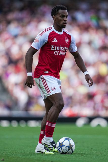 Jurrien Timber of Arsenal during the Pre-season friendly match Arsenal vs Athletic Bilbao at Emirates Stadium, London, United Kingdom, 9th August 2025

(Photo by Harvey Murphy/News Images)