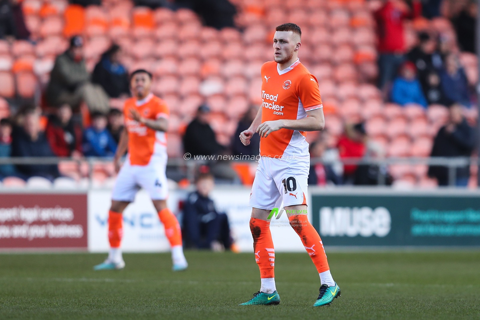 Sonny Carey of Blackpool during the Sky Bet League 1 match Blackpool vs Crawley Town at Bloomfield Road, Blackpool, United Kingdom, 22nd February 2025

(Photo by Gareth Evans/News Images)
