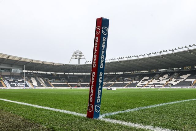 A general view of MKM Stadium ahead of the Betfred Super League round 10 match Hull FC vs Toulouse Olympique at MKM Stadium, Hull, United Kingdom on 03 May 2026

(Photo by Alfie Cosgrove/News Images)