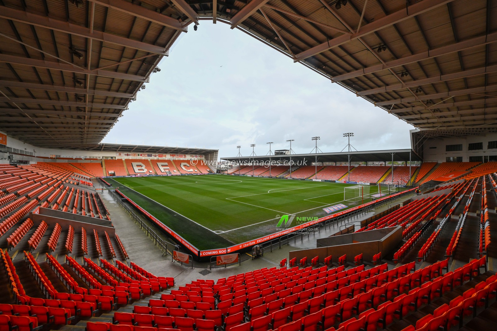 A general view of Bloomfield Road, Home of Blackpool ahead of the Sky Bet League 1 match Blackpool vs Stevenage at Bloomfield Road, Blackpool, United Kingdom, 21st December 2024

(Photo by Craig Thomas/News Images)