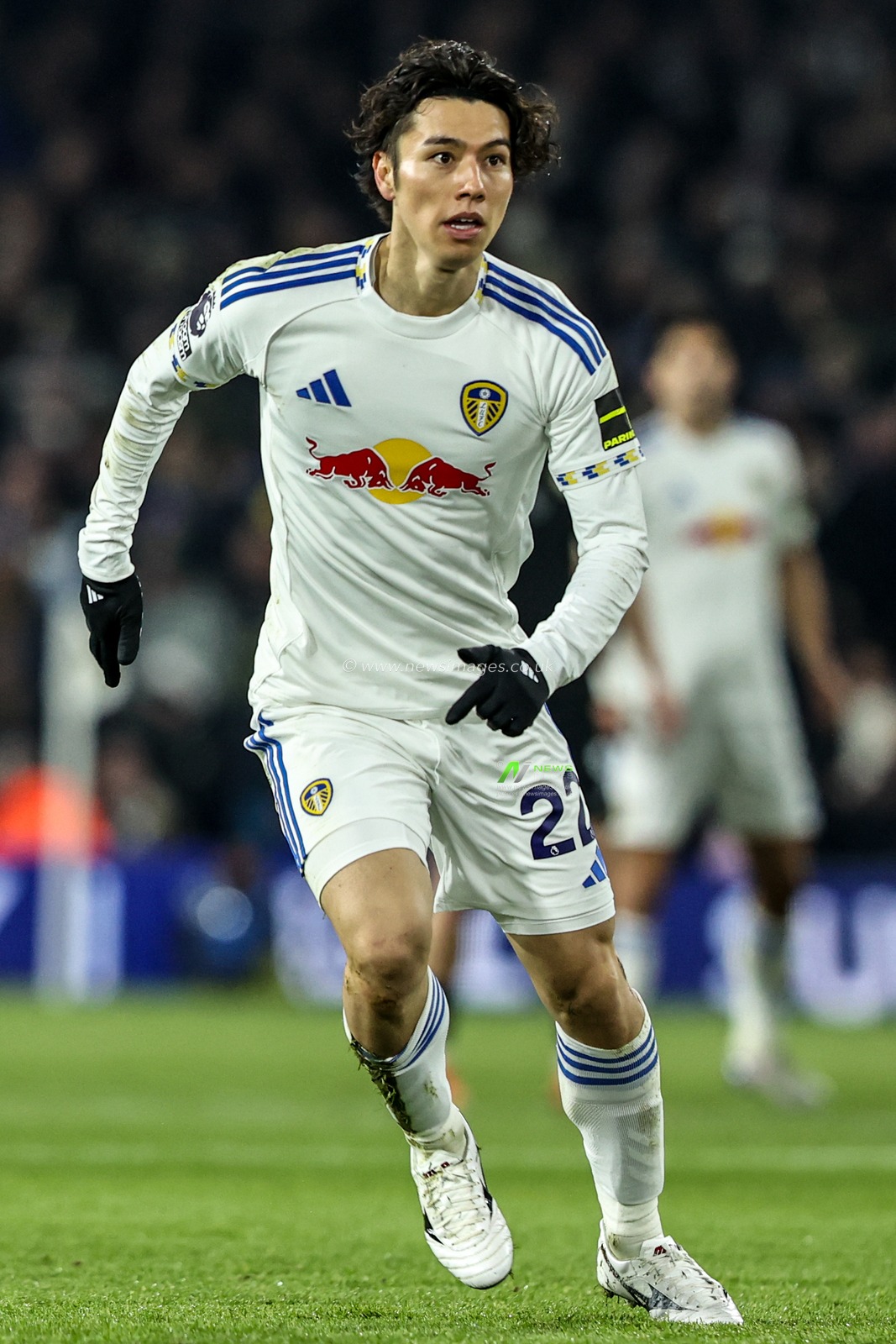 Ao Tanaka of Leeds United during the Premier League match Leeds United vs Chelsea at Elland Road, Leeds, United Kingdom, 3rd December 2025

(Photo by Alfie Cosgrove/News Images)

*** GER AUT SUI OUT ***