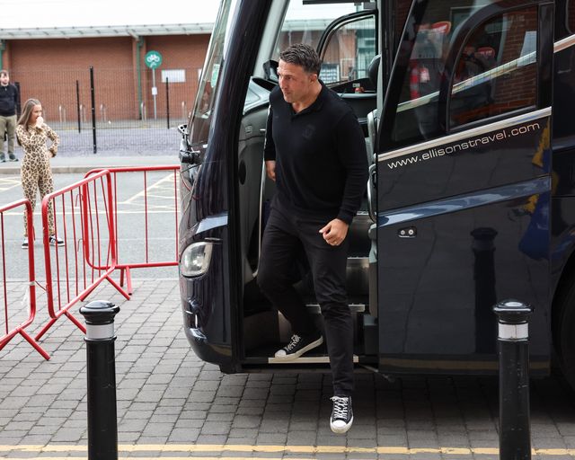 Sam Burgess Head Coach of Warrington Wolves arrives during the Betfred Super League Round 20 Leigh Leopards vs Warrington Wolves at Leigh Sports Village, Leigh, United Kingdom, 1st August 2025

(Photo by Mark Cosgrove/News Images)
