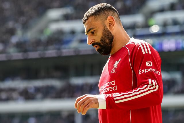 Mohamed Salah of Liverpool during the Premier League match Everton vs Liverpool at Hill Dickinson Stadium, Liverpool, United Kingdom on 19 April 2026

(Photo by Alfie Cosgrove/News Images)