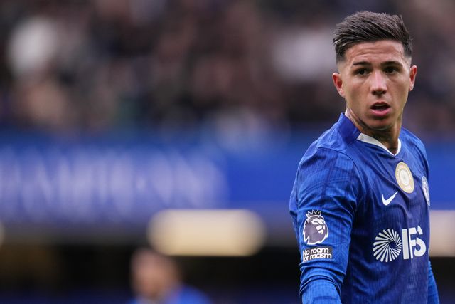 Enzo Fernandez of Chelsea during the Premier League match Chelsea vs Burnley at Stamford Bridge, London, United Kingdom on 21 February 2026

(Photo by Harvey Murphy/News Images)