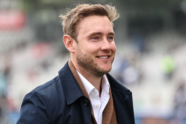 Broadcaster Stuart Broad during the 4th Rothesay Test Match match Day 1 England vs India at Old Trafford Cricket Ground, Manchester, United Kingdom, 22nd July 2025

(Photo by Mark Cosgrove/News Images)