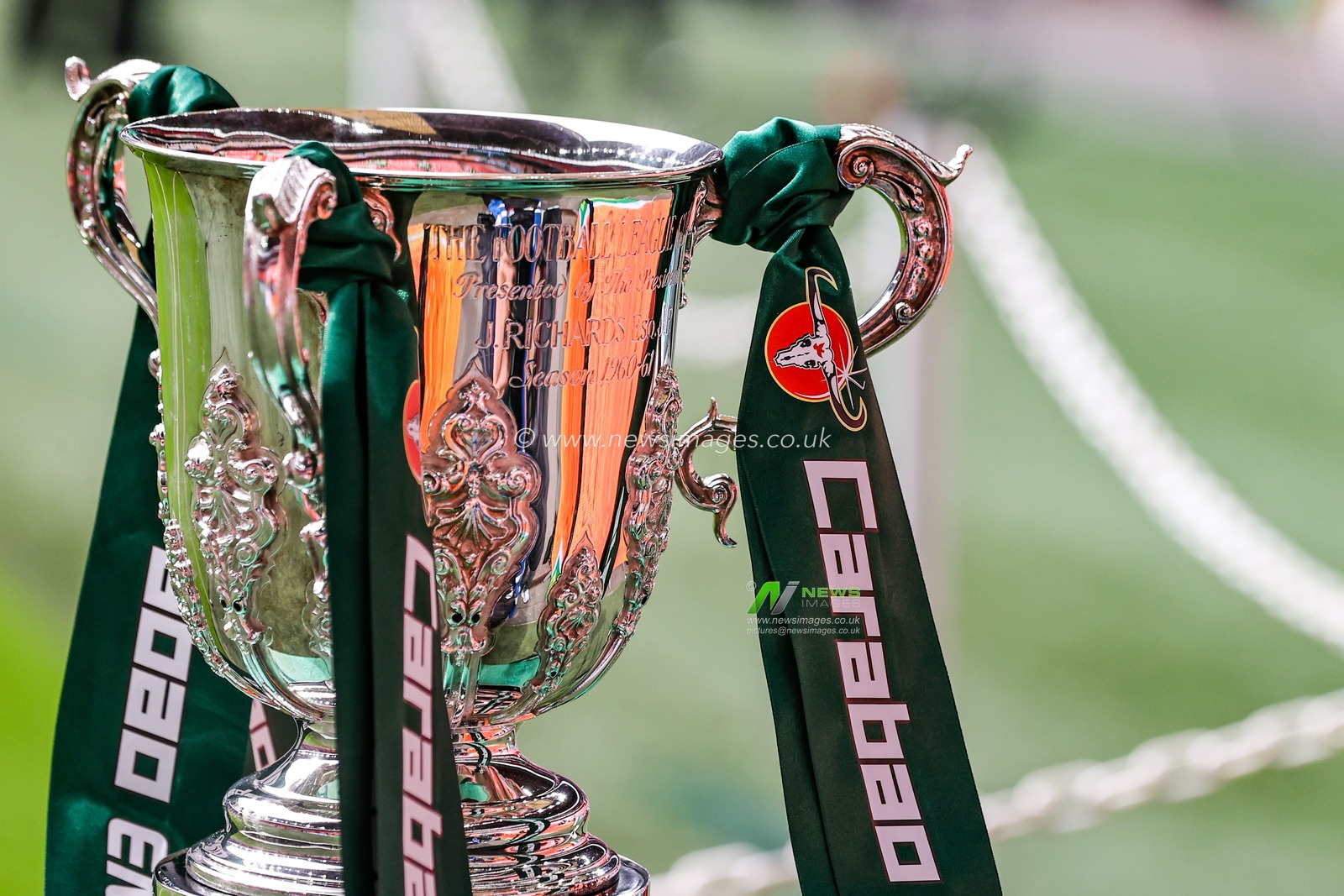 The Carabao Cup trophy during the Carabao Cup Final match Arsenal vs Manchester City at Emirates, London, United Kingdom on 22 March 2026

(Photo by Alfie Cosgrove/News Images)