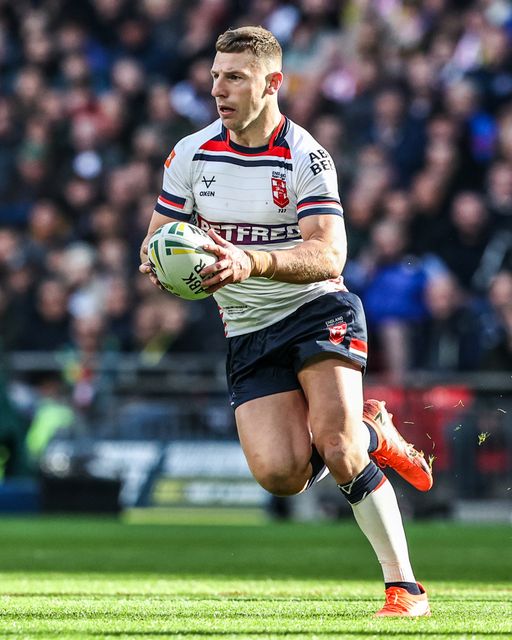 George Williams of England during the The Ashes Series 2025 England vs Australia at Wembley Stadium, London, United Kingdom, 25th October 2025

(Photo by Alfie Cosgrove/News Images)