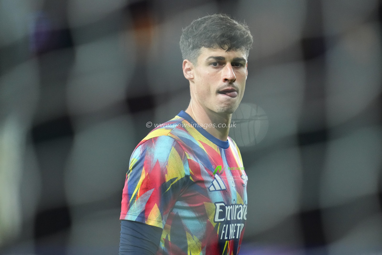 Kepa of Arsenal ahead of the UEFA Champions League match Arsenal vs Olympiakos FC at Emirates Stadium, London, United Kingdom, 1st October 2025

(Photo by Harvey Murphy/News Images)