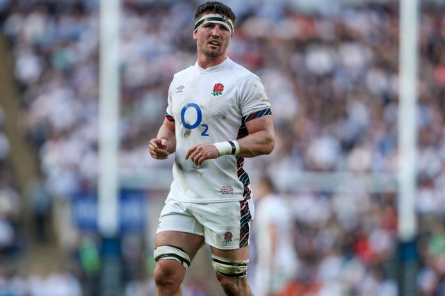 Ben Curry of England in action during the 2025 Guinness 6 Nations match England vs Italy at Allianz Stadium, Twickenham, United Kingdom, 9th March 2025

(Photo by Izzy Poles/News Images)
