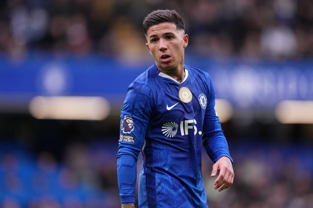 Enzo Fernandez of Chelsea during the Premier League match Chelsea vs Burnley at Stamford Bridge, London, United Kingdom on 21 February 2026

(Photo by Harvey Murphy/News Images)