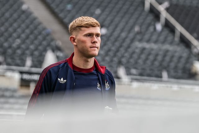 Lewis Hall of Newcastle United arrives during the Premier League match Newcastle Untied vs West Ham United at St. James's Park, Newcastle, United Kingdom on 17 May 2026

(Photo by Alfie Cosgrove/News Images)
