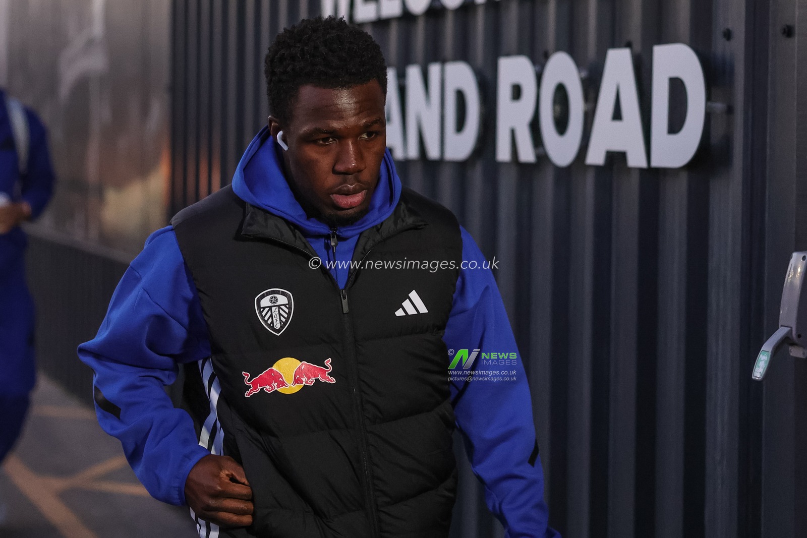 Wilfried Gnonto of Leeds United arrives during the Premier League match Leeds United vs Sunderland at Elland Road, Leeds, United Kingdom on 03 March 2026

(Photo by Mark Cosgrove/News Images)