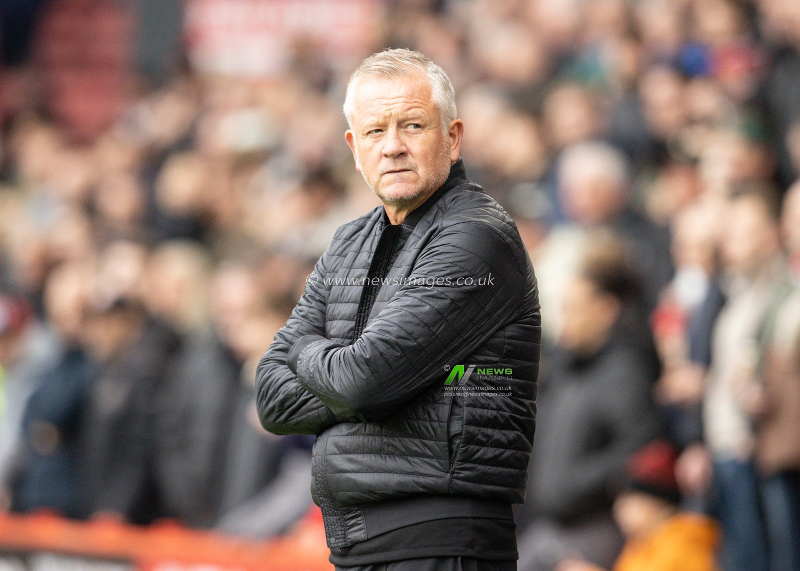 Chris Wilder  manager of Sheffield United during the Sky Bet Championship match Sheffield United vs Watford at Bramall Lane, Sheffield, United Kingdom, 18th October 2025

(Photo by Richard Bierton/News Images)