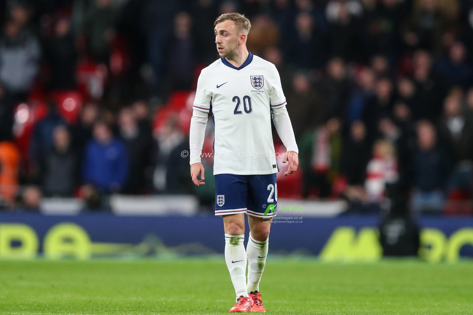 Jarrod Bowen of England during the UEFA Nations League, League B - Group 2 match England vs Republic of Ireland at Wembley Stadium, London, United Kingdom, 17th November 2024

(Photo by Gareth Evans/News Images)