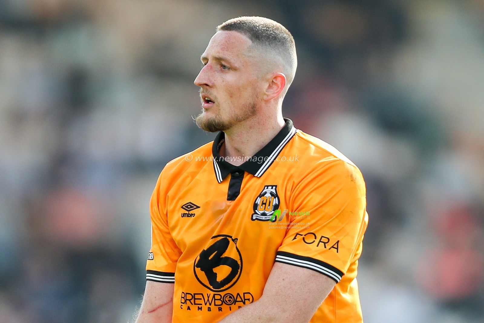Ryan Loft of Cambridge United reacts during the Sky Bet League 1 match Cambridge United vs Charlton Athletic at Cledara Abbey Stadium, Cambridge, United Kingdom, 12th April 2025

(Photo by Izzy Poles/News Images)