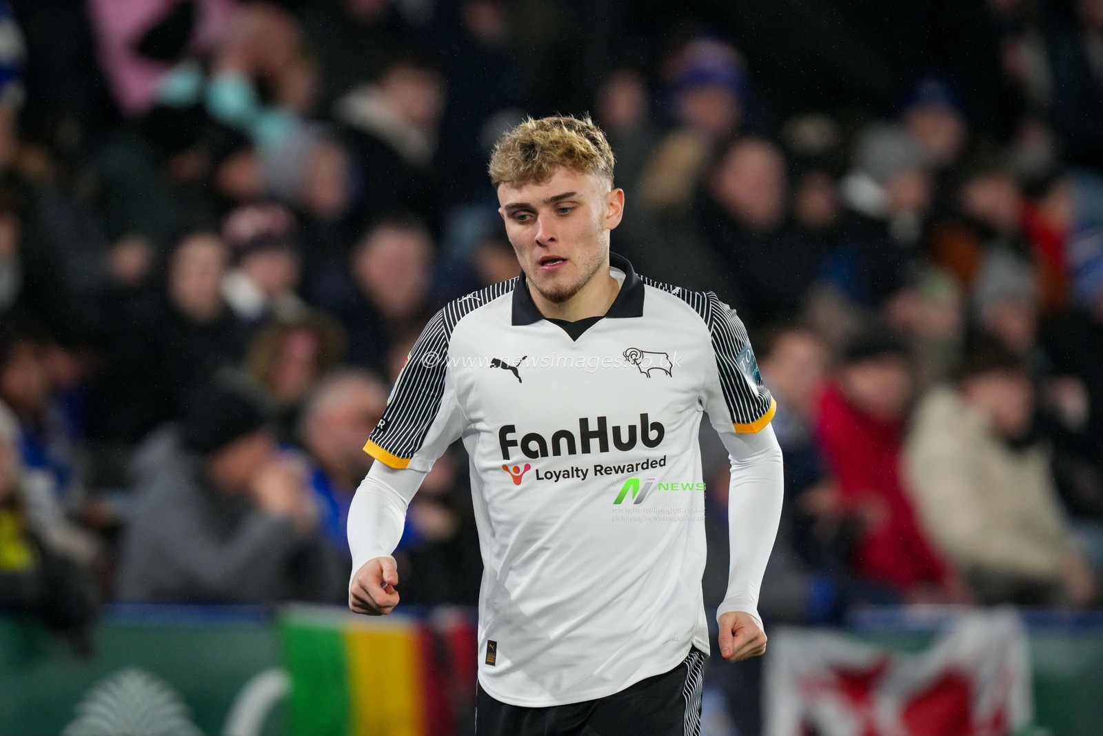 Bobby Clark of Derby County during the Sky Bet Championship match Leicester City vs Derby County at King Power Stadium, Leicester, United Kingdom, 29th December 2025

(Photo by Maynard Manyowa/News Images)

*** GER AUT SUI OUT ***