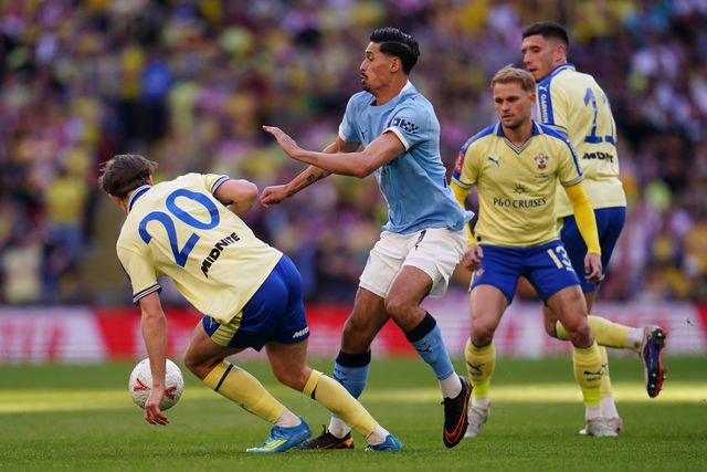 during the Emirates FA Cup Semi-Final match Manchester City vs Southampton at Wembley Stadium, London, United Kingdom on 25 April 2026

(Photo by Harvey Murphy/News Images)
