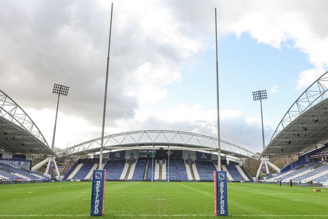 A general view of The Accu Stadium during the Betfred Super League Round 2 match Huddersfield Giants vs Wakefield Trinity at Accu Stadium, Huddersfield, United Kingdom on 22 February 2026

(Photo by Mark Cosgrove/News Images)