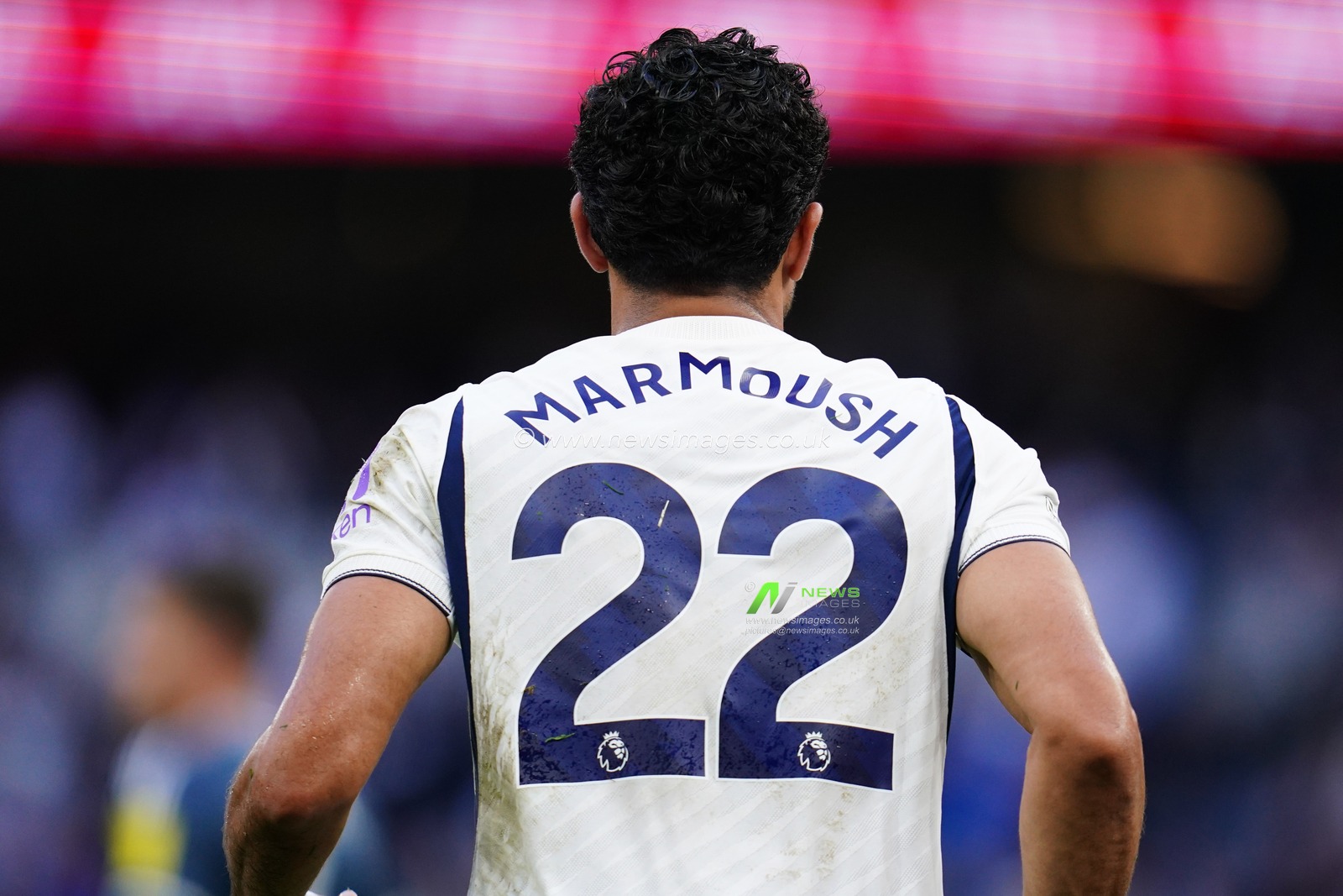Omar Marmoush of Tottenham Hotspur during the Premier League match Tottenham Hotspur vs Newcastle Untied at Tottenham Hotspur Stadium, London, United Kingdom on 29 August 2026

(Photo by Harvey Murphy/News Images)